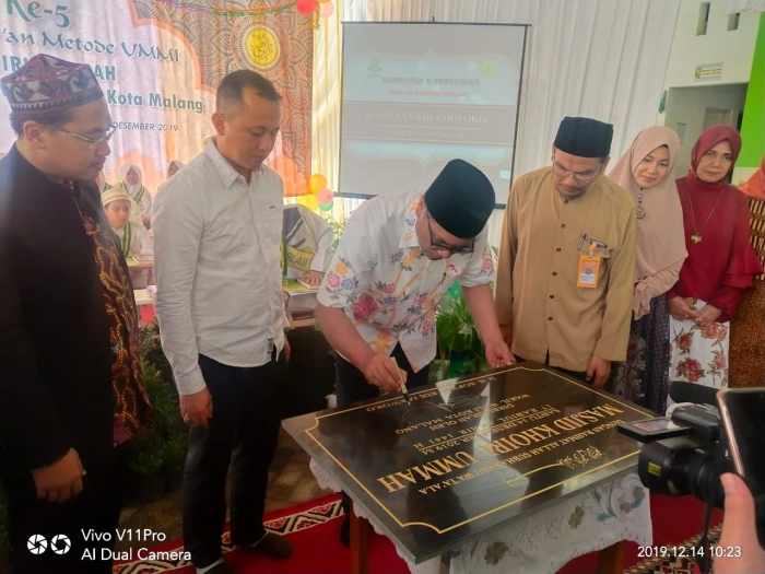 Peresmian Masjid Khoiru Ummah Oleh Wakil Wali Kota Malang